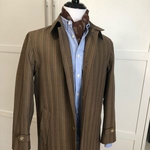 Wool cotton blend Wim Neels Italian trench coat